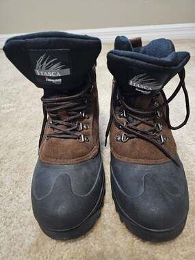 Itasca Men's Brown Hiking Boots Size 10 Lace Up Lug Sole 642070 NWT